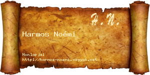 Harmos Noémi névjegykártya